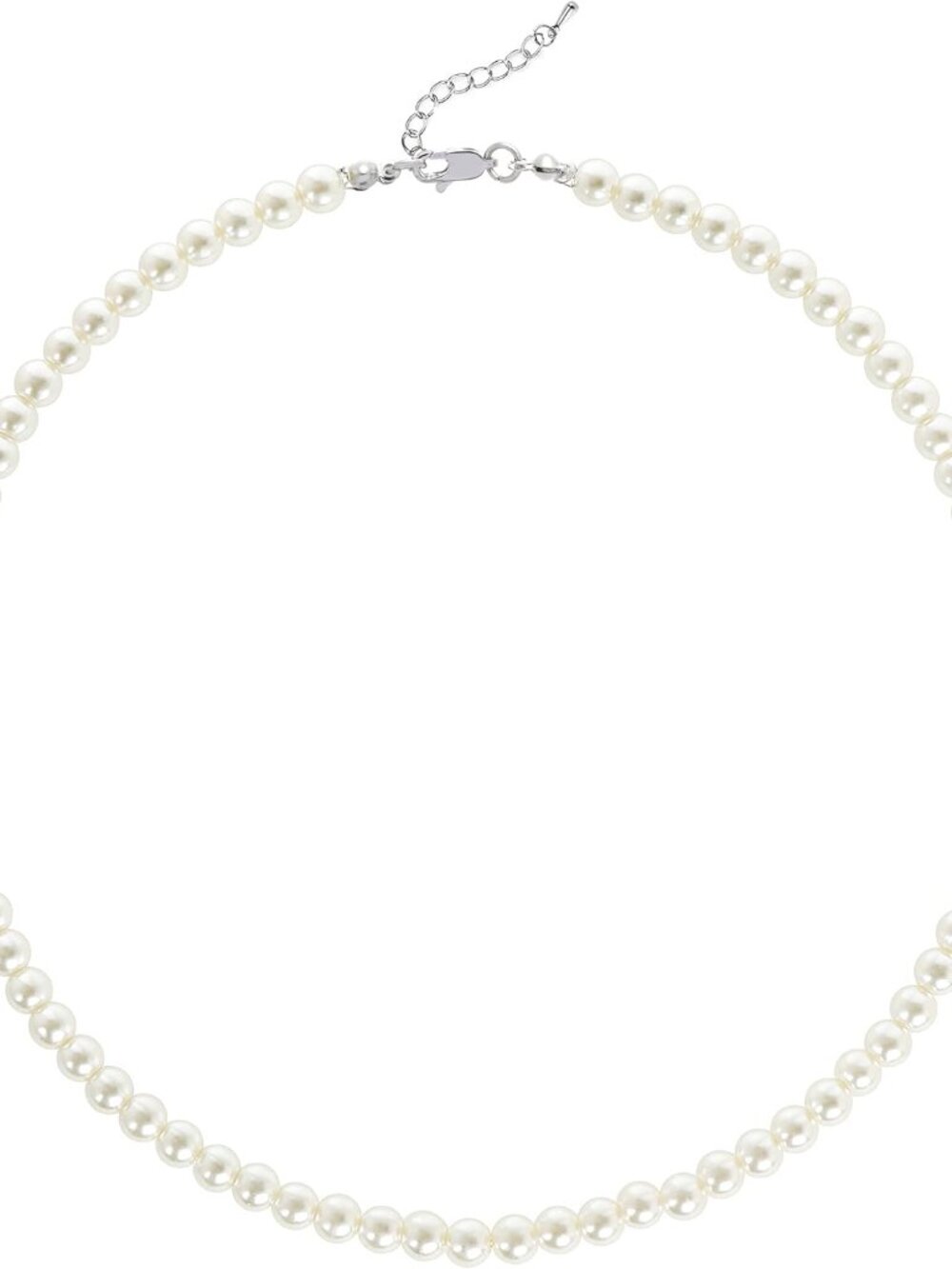 Round Imitation Pearl Necklace Wedding Pearl Necklace for Brides